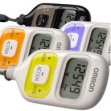 Шагомер OMRON HJ-203 ED, EV, EG (желтый, оранжевый, синий)