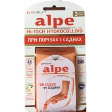 Пластырь при порезах и ссадинах гидроколлидный Alpe, Schonen (Швейцария)  