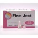 Иглы для инсулиновых шприц-ручек Fine Ject S 0,25мм (31G) х 5мм, 100шт.