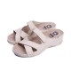 Шлепанцы женские анатомические, замша, NAPPA BEIGE 782, Mubb