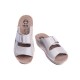 Шлепанцы женские ортопедические, натуралная кожа, BOX BEIGE 16020, Mubb