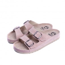 Женские кожаные шлепки VESUVIO ROSE 807, Mubb