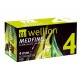 Иглы для инсулиновых шприц-ручек Wellion MEDFINE plus 0,23мм (32G) х 4мм, 100шт.